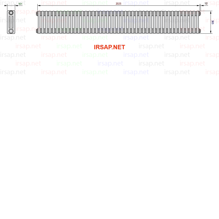 Радиатор IRSAP Tesi 30365/45 T23 CL 01